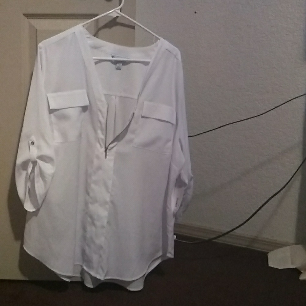 Boutique brand white blouse